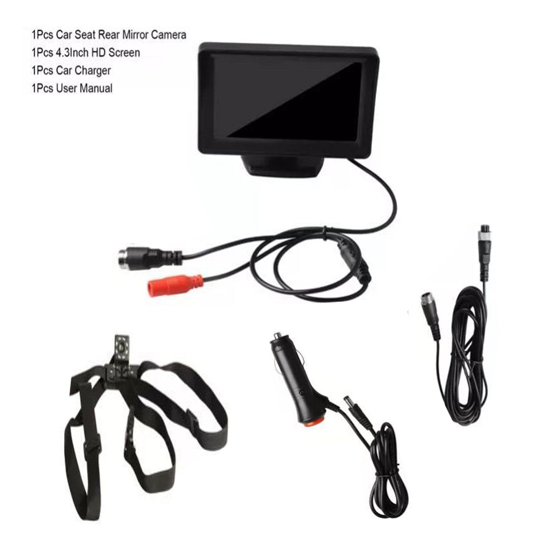 RH-B06 4.3 Inch Baby Safety Monitor Waterproof Night Vision Car Back Seat Camera RH-B06 4.3 Inch Baby Safety Monitor Waterproof Night Vision Car Back Seat Camera